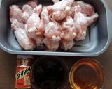 つけこまず、クリスマスチキンオーブン焼き作り方1写真