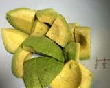 男の手料理♪キュウイとアボガドde？？？作り方5写真