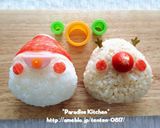 キャラ弁＊簡単♪クリスマスプレート作り方4写真