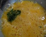 オムレツ風玉子焼き～青紫蘇入り作り方1写真