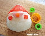 キャラ弁＊簡単♪クリスマスサンタ弁当作り方2写真