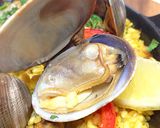 2人de仲良く♡本格*パエリア~あさり作り方45写真