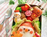 キャラ弁＊簡単♪クリスマスサンタ弁当作り方4写真