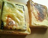 海苔とチーズの和風サンド作り方2写真