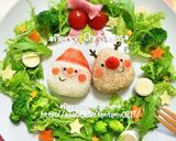 キャラ弁＊簡単♪クリスマスサンタ弁当作り方5写真