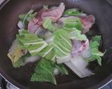 ぶりと白菜の柚子胡椒蒸し作り方3写真