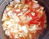 おから＆豆腐＆米粉＊白菜の団子スープ作り方4写真