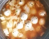おから＆豆腐＆米粉＊白菜の団子スープ作り方8写真