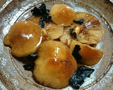 開きナメコと乾燥ワカメの焼きキノコ作り方4写真