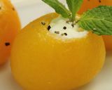 びわのクリームチーズ詰め【天狗缶詰】作り方3写真