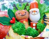 キャラ弁＊簡単♪クリスマス雪だるま弁当作り方5写真