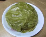 豪快に！キャベツ丸ごと炊飯器蒸し作り方4写真
