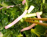 ターサイ(又は青梗菜）中華ミルク炒め作り方2写真
