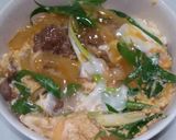 すき焼きのタレを使い牛肉と卵で簡単他人丼作り方5写真