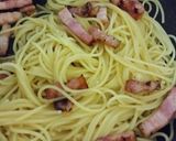 本場簡単生クリ牛乳なし濃厚カルボナーラ作り方5写真