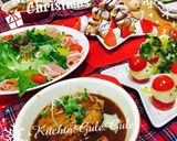 クリスマスバージョン⭐️生ハムサラダ作り方4写真