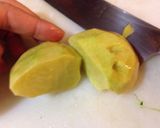 宇宙芋で炊き込みご飯作り方2写真