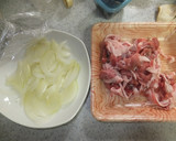 我が家の簡単豚肉生姜醤油炒め作り方1写真