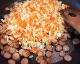 チーズ&ポテト炒飯作り方3写真