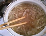 挽き肉 卵 玉ねぎ えのきの 中華スープ作り方4写真