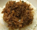 温かい卵ご飯に生姜の醤油煮のせ作り方2写真