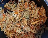 筍と蓮根のきんぴら作り方13写真