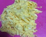 乾麺うどんの坦々スープつけ麺作り方1写真