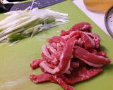 カルビわかめネギスープ作り方1写真