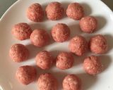 簡単！豚ひき肉で！肉だんごの甘酢あんかけ作り方4写真