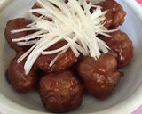 簡単！豚ひき肉で！肉だんごの甘酢あんかけ作り方7写真