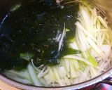 カルビわかめネギスープ作り方5写真