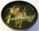 カルビわかめネギスープ作り方6写真