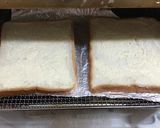 簡単朝食　トースト＋ハム作り方1写真