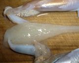 いかのさばき方　イカ刺しです作り方5写真
