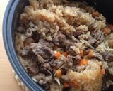牛肉とごぼうの甘辛炊き込みご飯作り方8写真