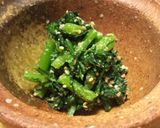 簡単◎香り春菊の白味噌和え作り方4写真