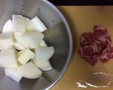 簡単コク旨！豚バラ大根。甘辛味作り方1写真