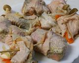 鶏皮の野菜巻きフライド作り方2写真