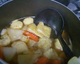 ♪鶏ボールと野菜の煮物♪作り方2写真