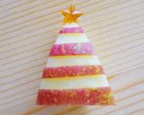 りんごde簡単クリスマスツリー☆キャラ弁作り方3写真