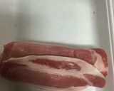 豚肉 巻き巻き〜作り方2写真