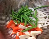 簡単さっぱり 梅胡麻和え作り方1写真