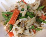 簡単さっぱり 梅胡麻和え作り方4写真