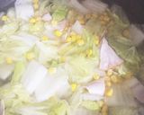 白菜と豆乳のごちそうスープ作り方5写真