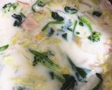 白菜と豆乳のごちそうスープ作り方6写真