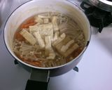 えのき 人参 油揚げの お味噌汁作り方5写真