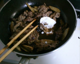 簡単 早い 牛肉 ごぼうの XO醤炒め！作り方4写真