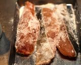 鮭のニンニク照り焼き作り方1写真