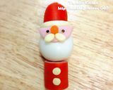 キャラ弁＊簡単♪クリスマスうずらサンタ作り方6写真