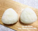 キャラ弁＊簡単♪クリスマスブラックサンタ作り方1写真